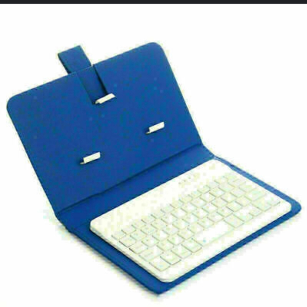 Mobile Bluetooth Wireless Keyboard PU Leather Protective Case for Smart Phones